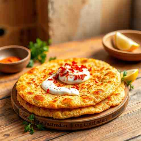 Mhadjeb - Spicy Semolina Flatbread Recipe